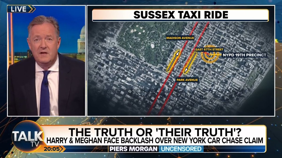 "If you really don't want to be the centre of a media circus, stop behaving like media clowns." Piers Morgan gives his advice to Harry and Meghan after they claimed they were the target of a "catastrophic car chase" in New York. Piers Morgan | Talk | #PMU
