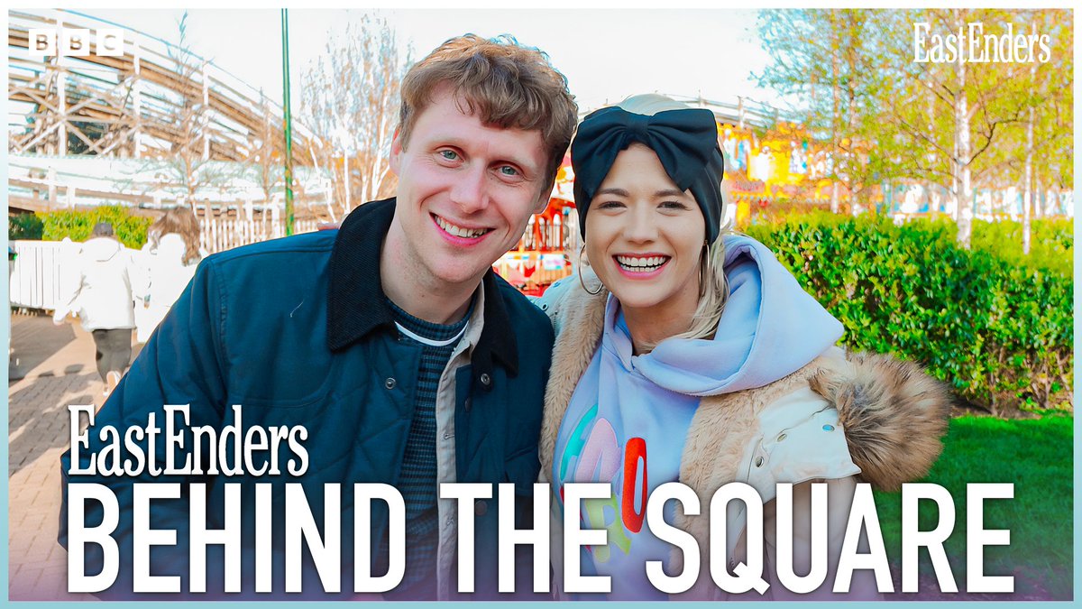 Watch as the wonderful Danielle Harold and Jamie Borthwick take us behind the scenes of tonight's special Margate episode. It was quite a ride! 🎢🍿 #EastEnders