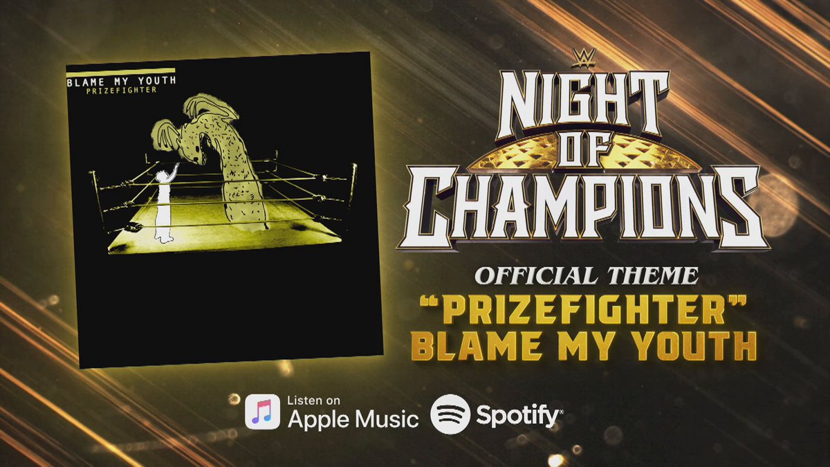 Take home the gold. "Prizefighter" by Blame My Youth is an official theme song of #WWENOC!