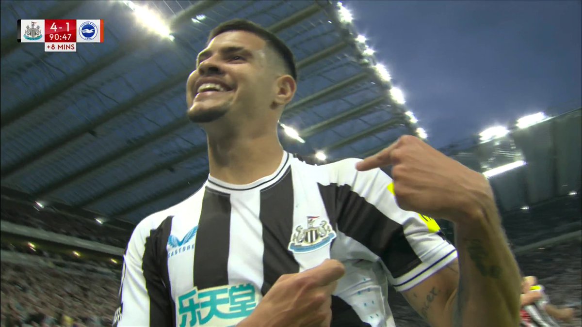 #NUFC x Bruno Guimarães = perfection 🖤🤍