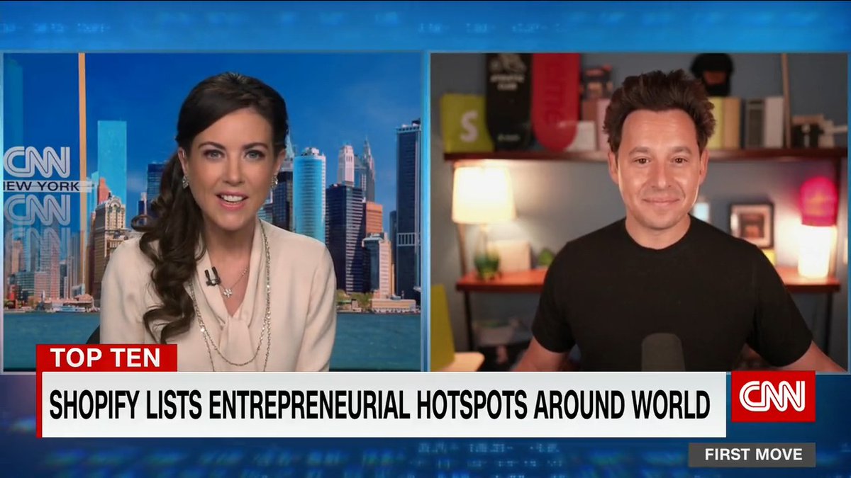 Shopify lists entrepreneurial hotspots around the world