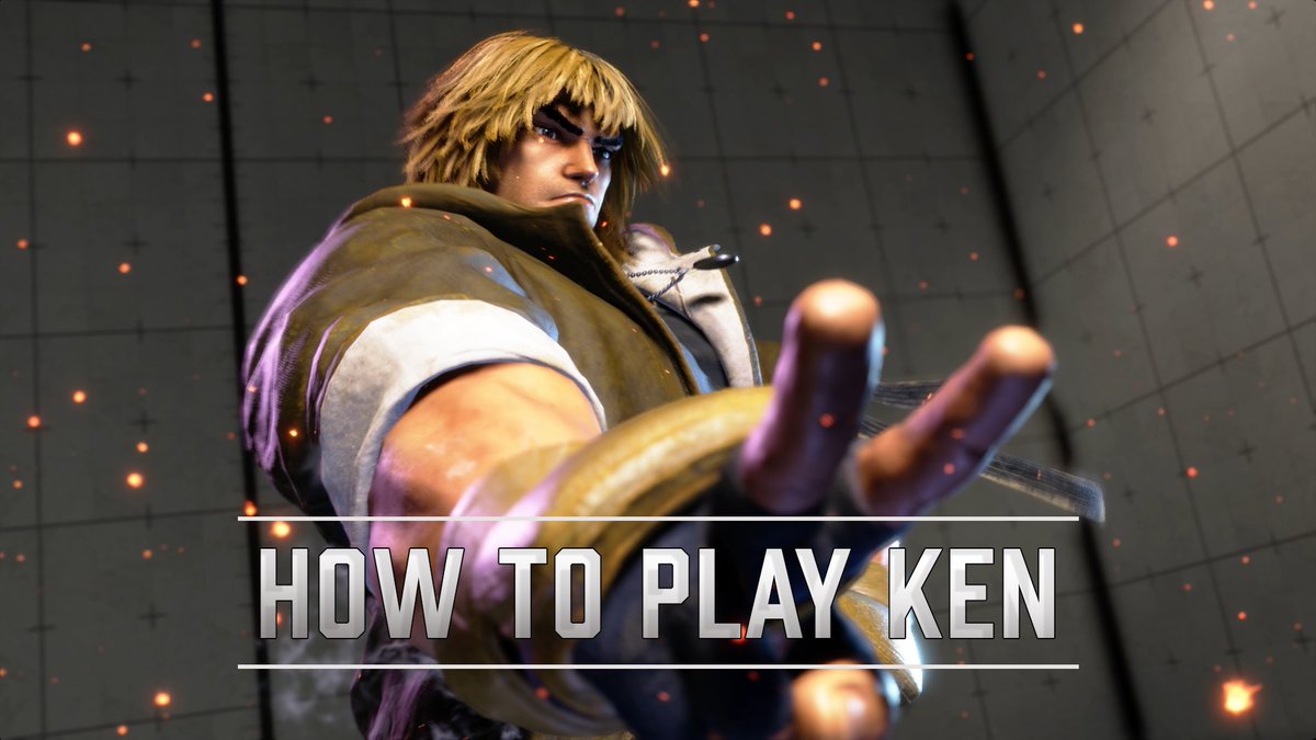 Ken is an aggressive character with a ton of powerful kicks to control space on the screen, and plenty of ways to rush the opponent down and overwhelm their defenses.