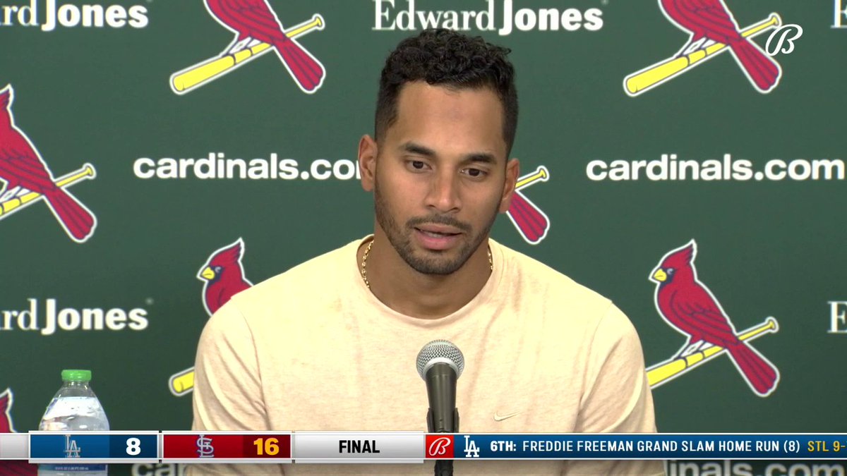 Mercado: "This offseason when I was hearing from teams and wanted to make a decision it kind of just felt like my heart always led me to here. ... For me it was always the chance to be able to put on this uniform and step out into that stadium." #STLCards
