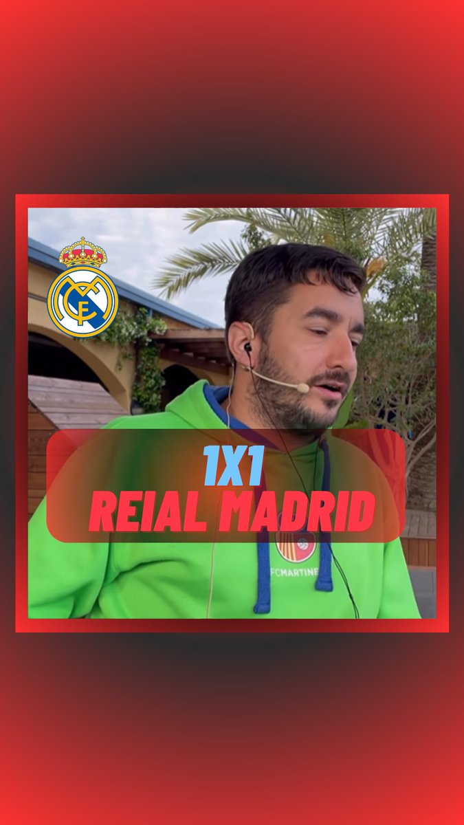 ⚽️ 1 X 1 ESPECIAL REIAL MADRID ‘AL CARRER’ ⚽️ 🎙️ Víctor Patsy (Albert Bermúdez) analitza els jugadors del Reial Madrid que van perdre a MANCHESTER. ⛺️ Des del Camping Stel!
