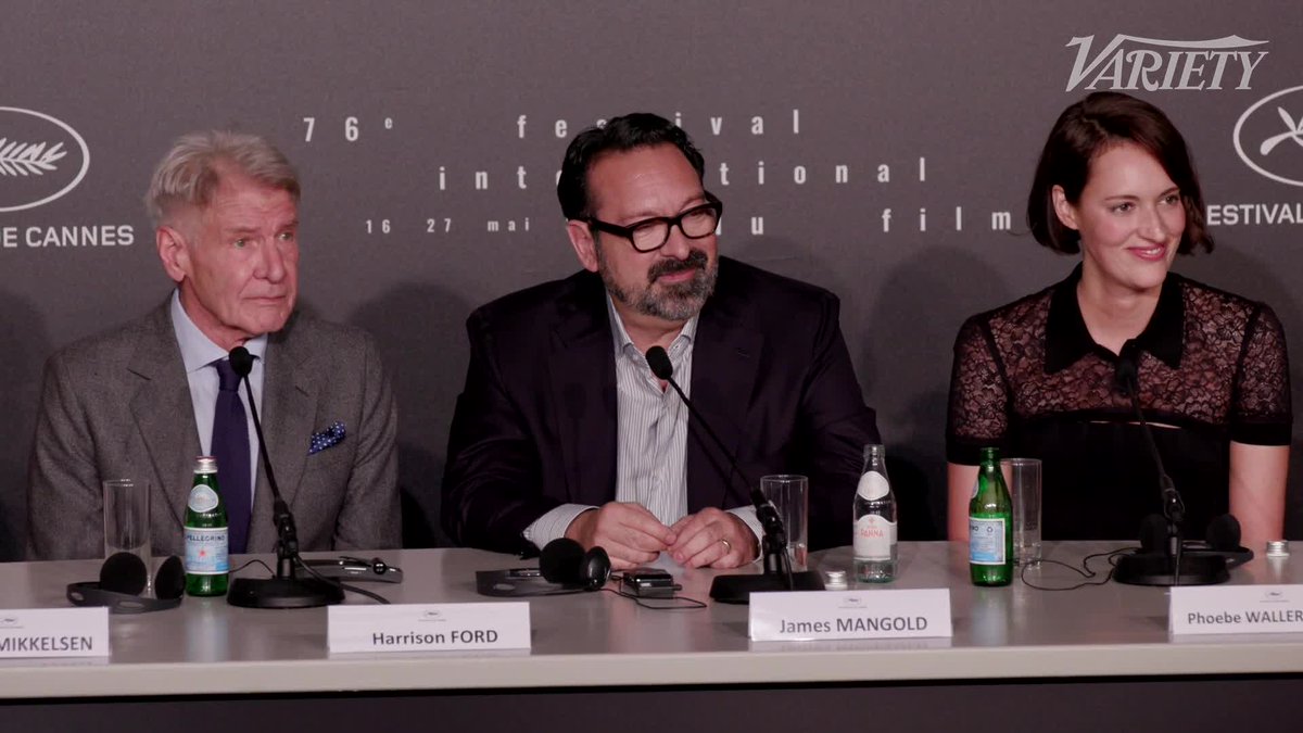 A reporter at #Cannes told Harrison Ford: "I think you're still very hot." Ford replied: "Look, I’ve been blessed with this body. Thanks for noticing!" #Cannes #IndianaJones