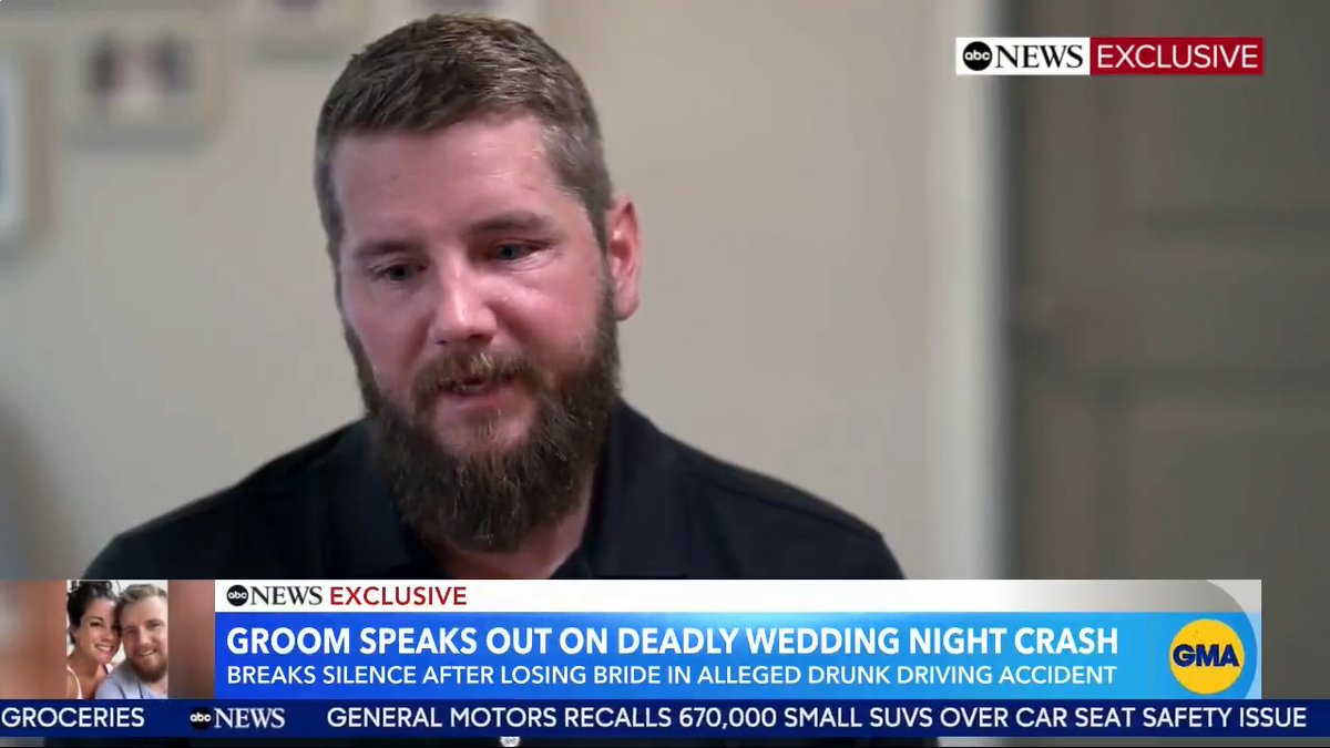 EXCLUSIVE: “The last thing I remember her saying is she wanted the night to never end.” Aric Hutchinson, the South Carolina groom whose bride was killed by an alleged drunk driver on their wedding night, speaks out on the deadly crash.