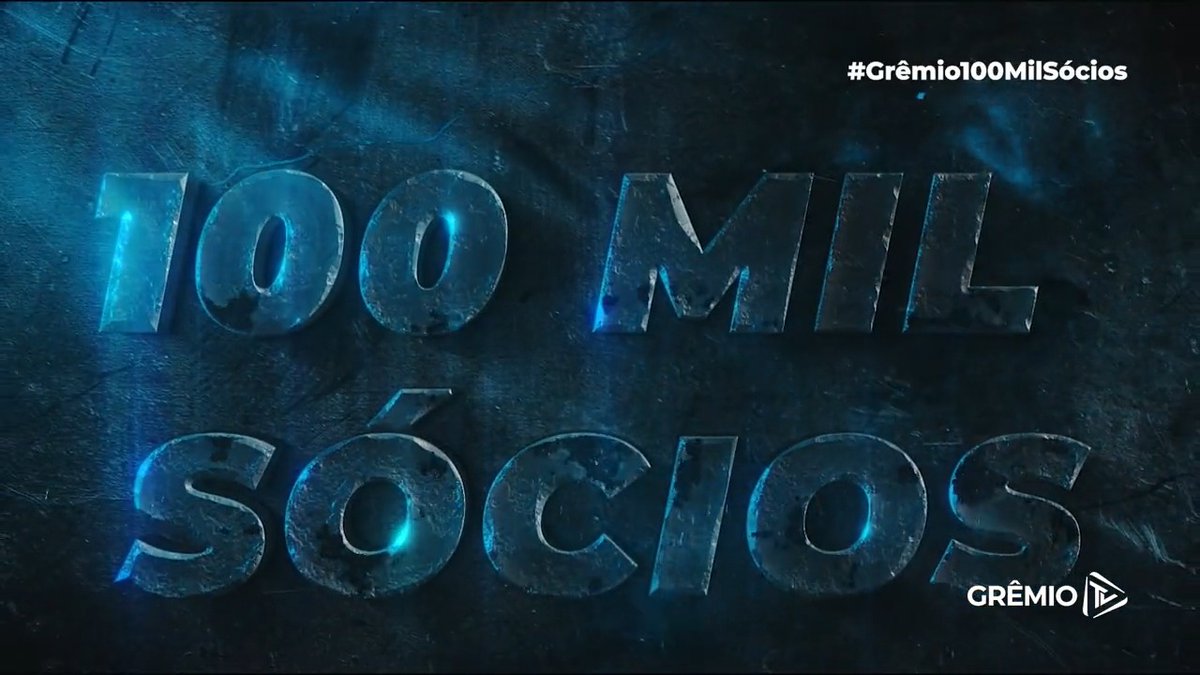 Para quem é Imortal, nada é impossível! Mais que uma meta, uma marca histórica que traduz o inexplicável. 100 MIL apaixonados, unidos em um sentimento sem explicação. OBRIGADO, TORCEDOR! E não vamos parar aqui! 🫵 Vem com a gente: #Grêmio100MilSócios