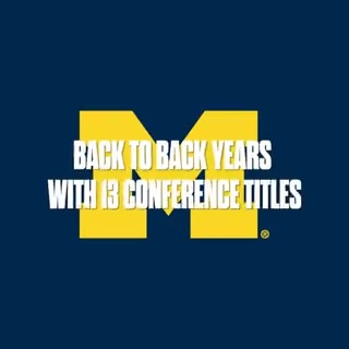 The Champions of the West, Go Blue! 🏆 Ties a U-M Athletics record for conference titles in a year ✔️ Sets a new U-M record for B1G titles in a year ✔️