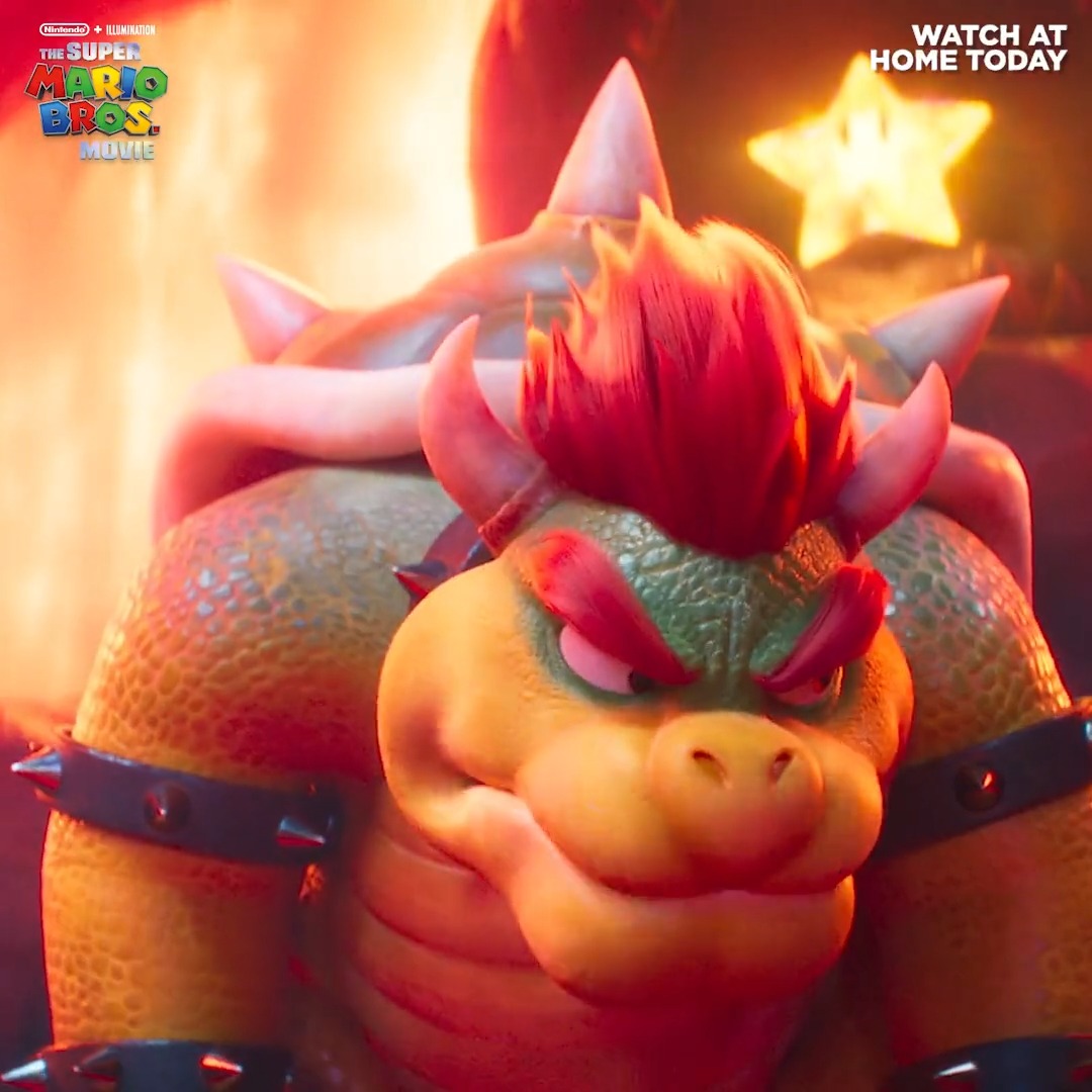 Enjoy the emotional rollercoaster that is Bowser. #SuperMarioMovie available at home now!