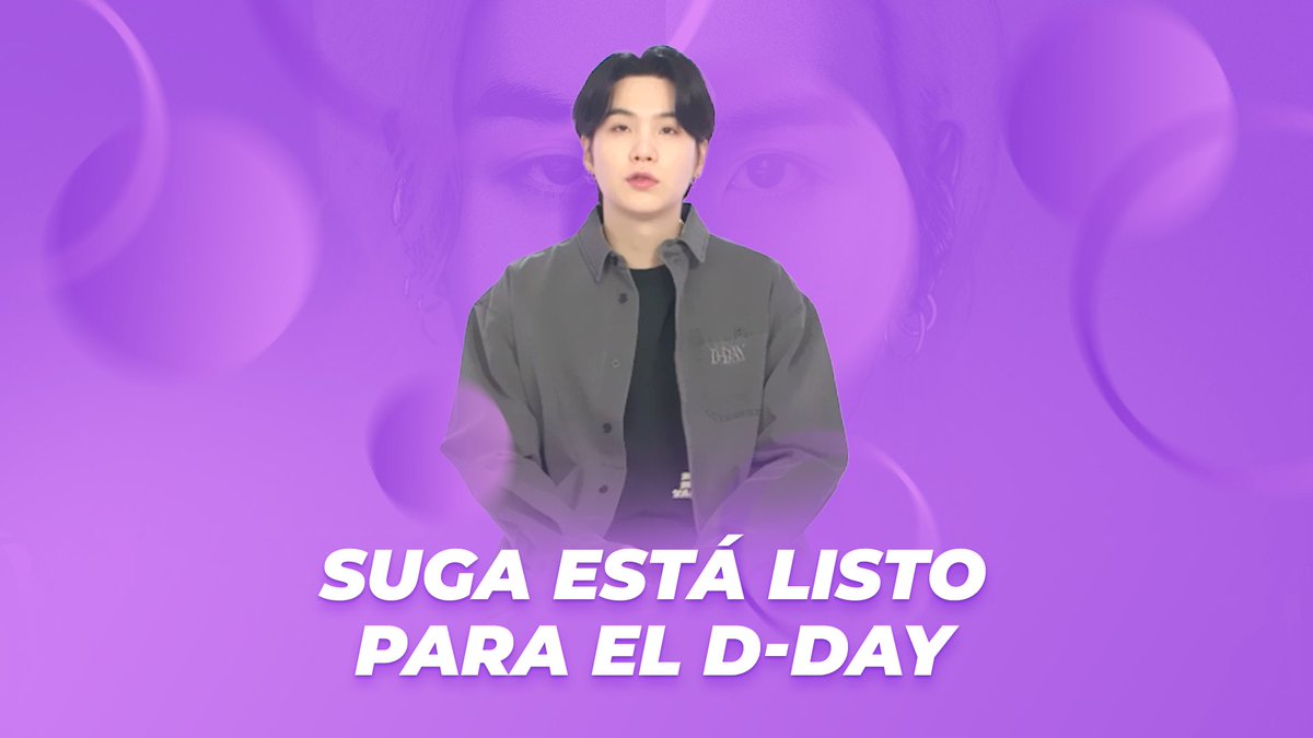 ¡ARMY estamos cada vez más cerca del #SUGA_AgustD_TOUR! 💜 ¿Quién de aquí ya se aprendió el setlist para darlo todo junto a Yoongi? 🔥