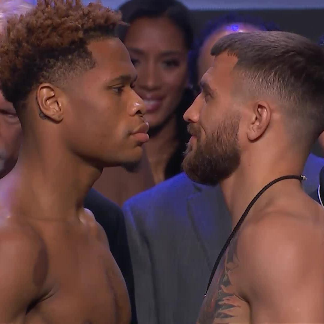 CHAOS! DEVIN HANEY JUST LAUNCHED LOMACHENKO ACROSS THE STAGE! #HaneyLoma | SAT |