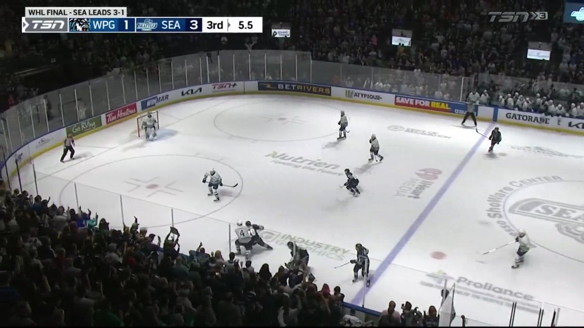 YOUR NEW WHL CHAMPIONS, Seattle Thunderbirds.
