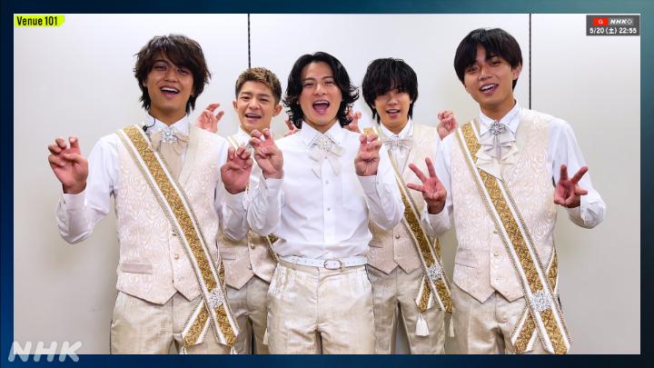 📢このあと22:55~#Venue101 生放送 本番直前の #KingandPrince の5人が NHKでのプチ思い出を教えてくれました💨 生放送ではさらに㊙️エピソードを語ってくれるかも…?🥳 📱スマホでも👇 #キンプッ_101