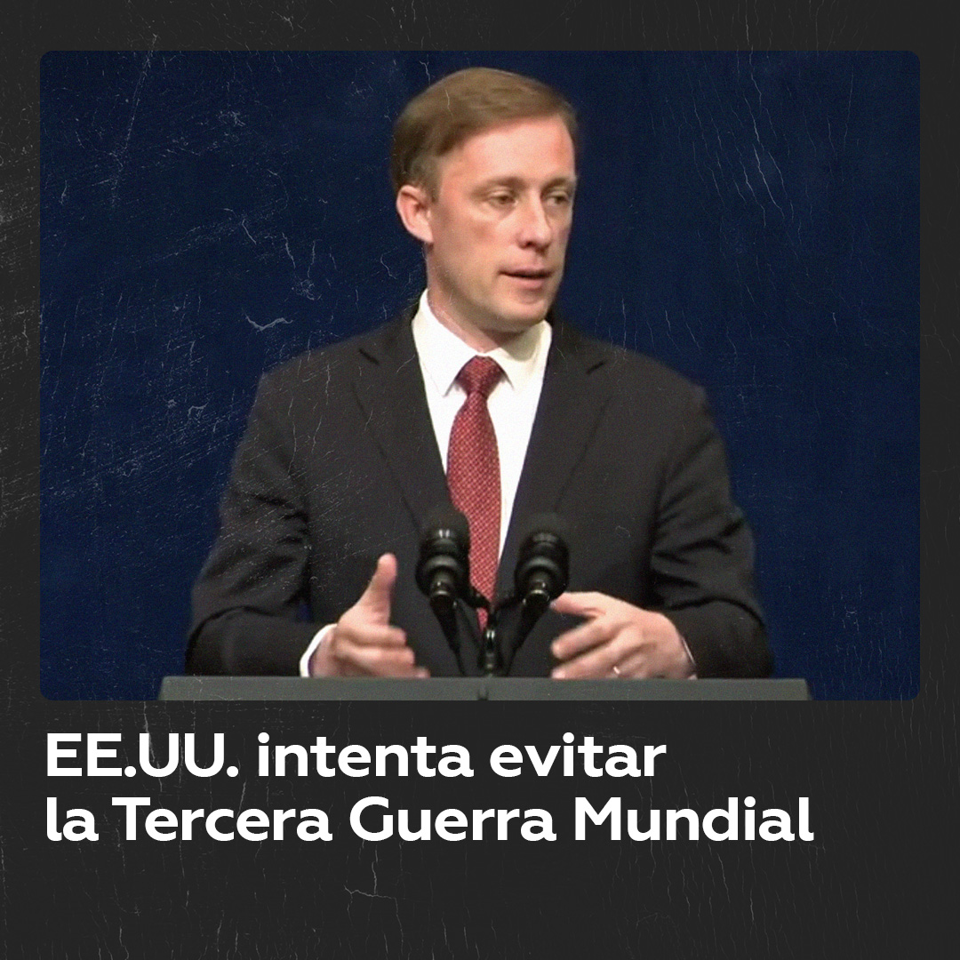 La Casa Blanca afirma que EE.UU. evita la III Guerra Mundial Jake Sullivan, asesor de Seguridad Nacional de EE.UU., declaró que, al apoyar a Kiev, Washington defiende la integridad territorial de Ucrania al mismo tiempo que evita la III Guerra Mundial.