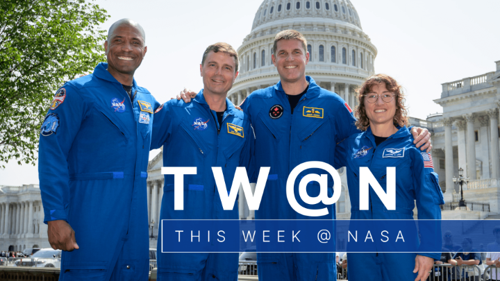 The NASA Artemis II astronauts visit Washington, Blue Origin is selected to develop the landing system that will take astronauts to and from the surface of the Moon on #Artemis V, and Nancy Grace Roman Space Telescope takes shape. Subscribe for all this and more:
