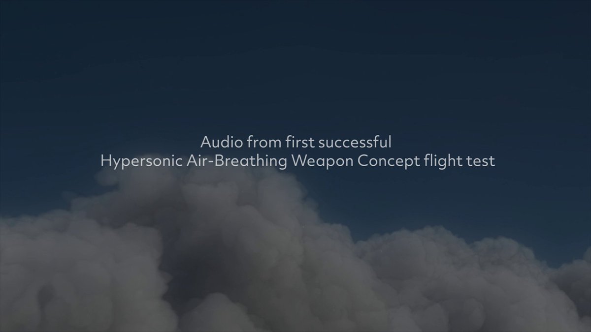 🎙️ Listen to the launch sequence from the first successful #Hypersonic Air-breathing Weapon Concept flight test. Learn more about #HAWC: #hypersonics