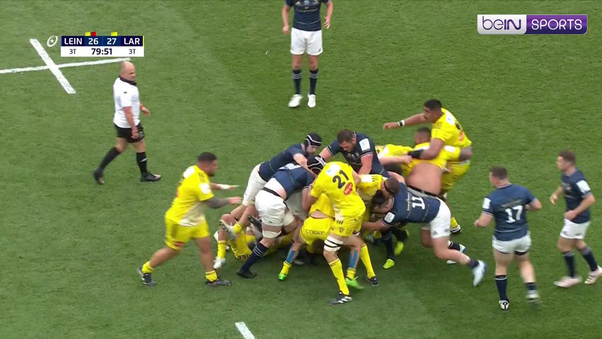 C'est fini!! 🏆 Le coup de sifflet qui libère tout un peuple et offre une deuxième étoile au @StadeRochelais!!! ⭐⭐ Quel match de furieux dans un Aviva Stadium irrespirable!!! 💛🖤