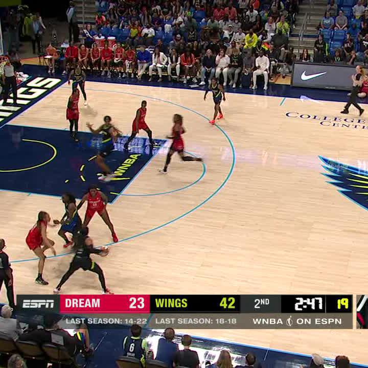 ARIKE OGUNBOWALE ARE YOU SERIOUS WITH THIS SHOT 😱 SHE'S GOT 20 ALREADY IN THE FIRST HALF 🥵