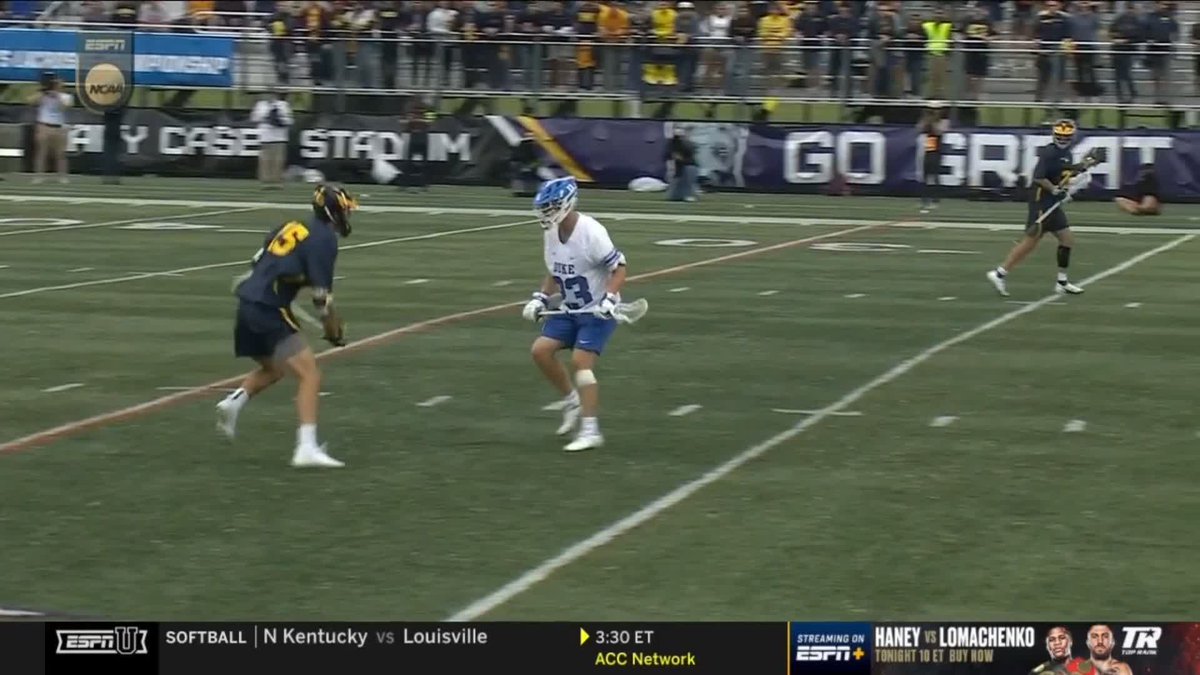 This sequence 🔥😳 .@ajmaguire22 yard sale ➡️ quick Dyson Williams goal #GoDuke x #CH4SE 📺