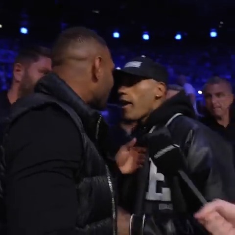 Conor Benn and Kell Brook clashing at the boxing tonight! 👊🥊