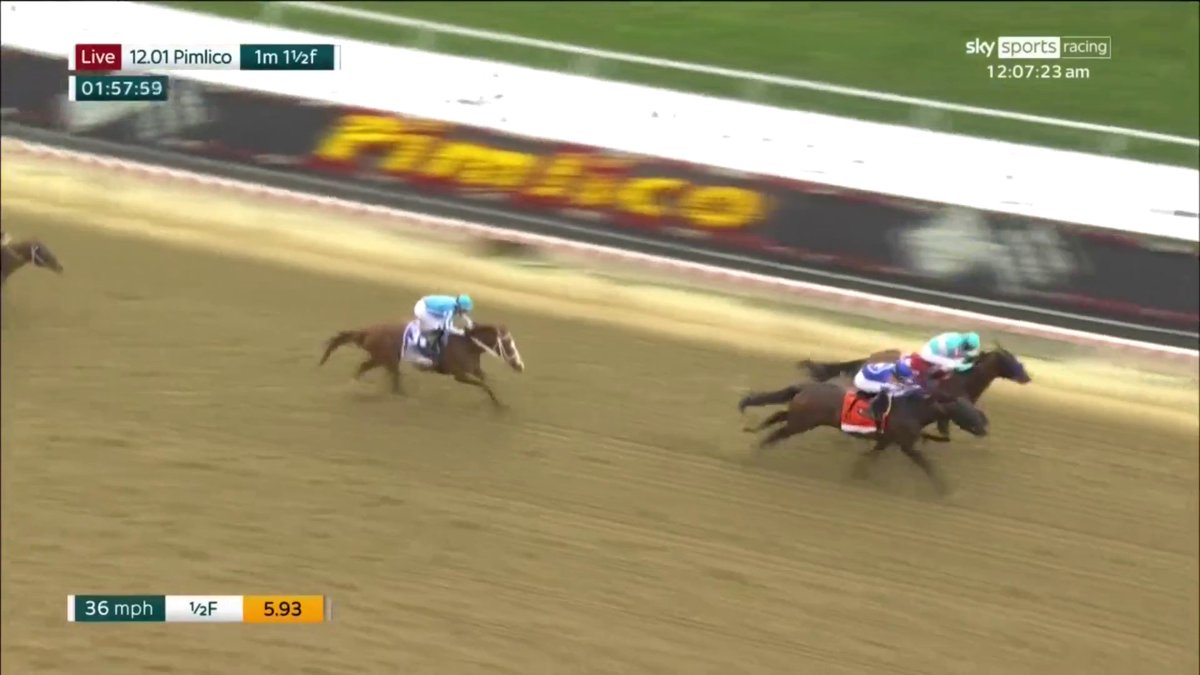 National Treasure wins the Preakness! Mage is beaten in the second leg of the Triple Crown at Pimlico...