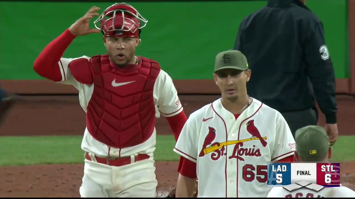 STRIKE THREE!! The St. Louis Cardinals win a thriller in St. Louis!