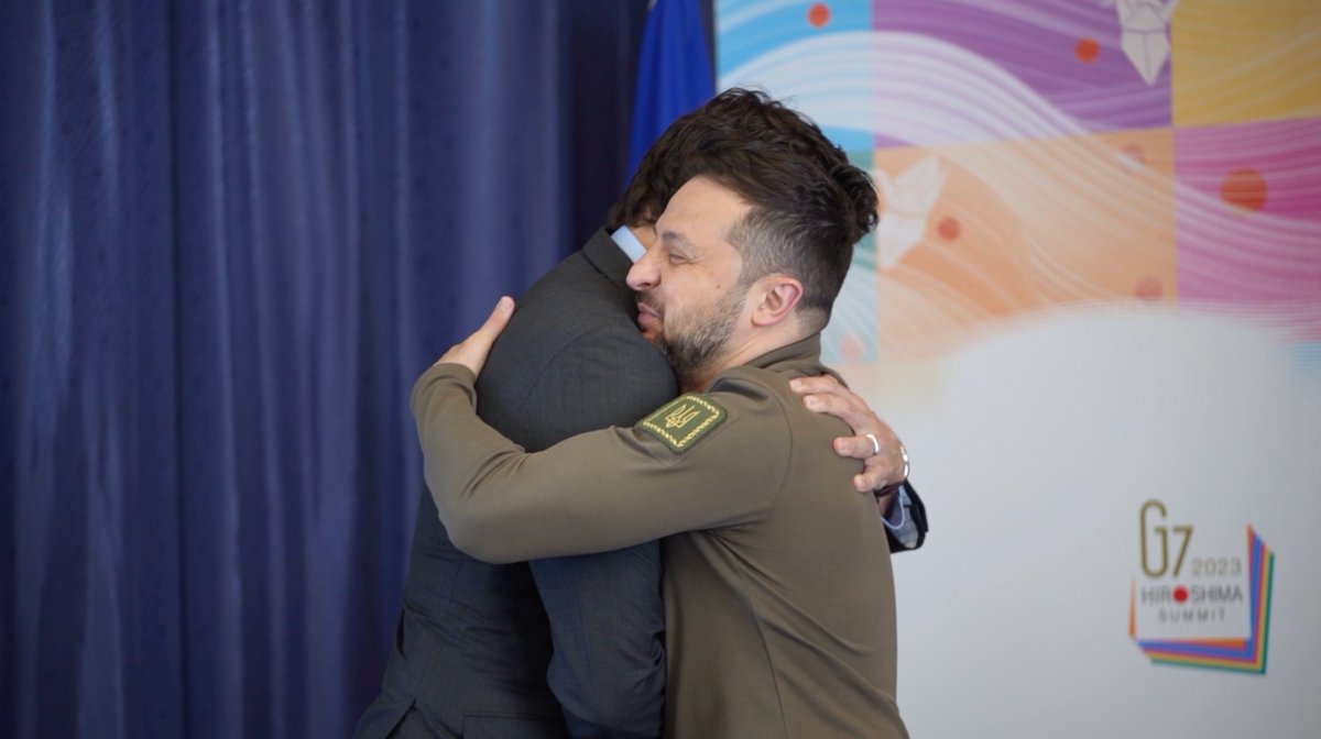 Canada is committed to providing Ukraine and its people with the military, financial, and humanitarian assistance they need. That commitment has not changed – and it is never going to. Today in Hiroshima, I made that clear to President Volodymyr Zelenskyy / Володимир Зеленський.