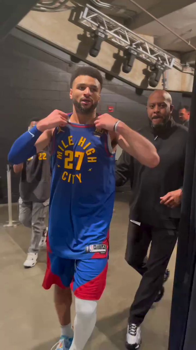 "FIVE MORE." The Nuggets are one win from their first NBA Finals ever 🏆