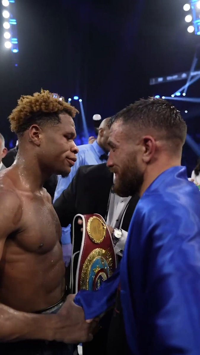 All respect after an epic 12-round fight 🤝 #HaneyLoma