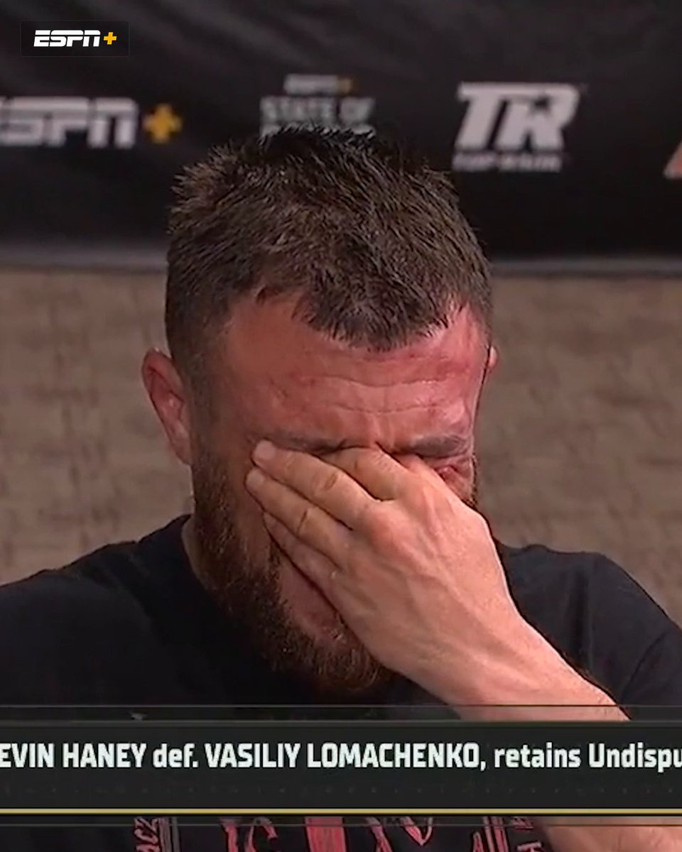 Loma left it all in the ring and fought like a champ 👏 #HaneyLoma