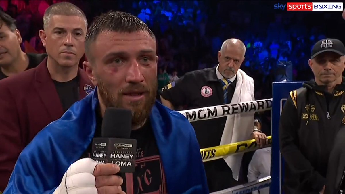 "𝗛𝗮𝗻𝗲𝘆 𝗶𝘀 𝗴𝗼𝗼𝗱... 𝗯𝘂𝘁 𝗻𝗼𝘁 𝗣𝟰𝗣!"☝️ Vasiliy Lomachenko refused to comment on the result of the fight but admitted he was not hugely impressed by Devin Haney🤷