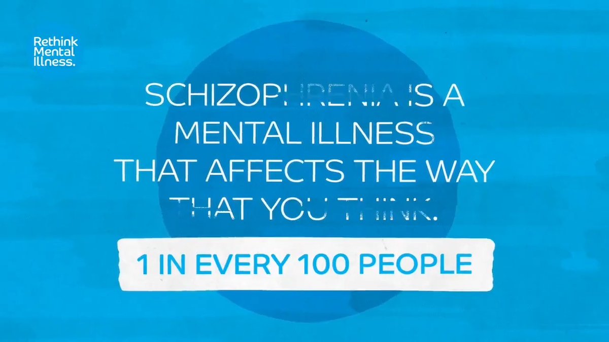 💬 Despite 1 in 100 people experiencing #schizophrenia, it is still widely stigmatised and misunderstood. For #MentalHealthAwarenessWeek, watch and share this video so that people get the facts on the condition.