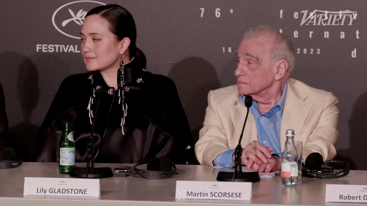 Robert De Niro rips Donald Trump while discussing "the banality of evil" in "Killers of the Flower Moon": "We see it today and you know who I’m talking about but I’m not going to say his name. That guy is stupid." #Cannes