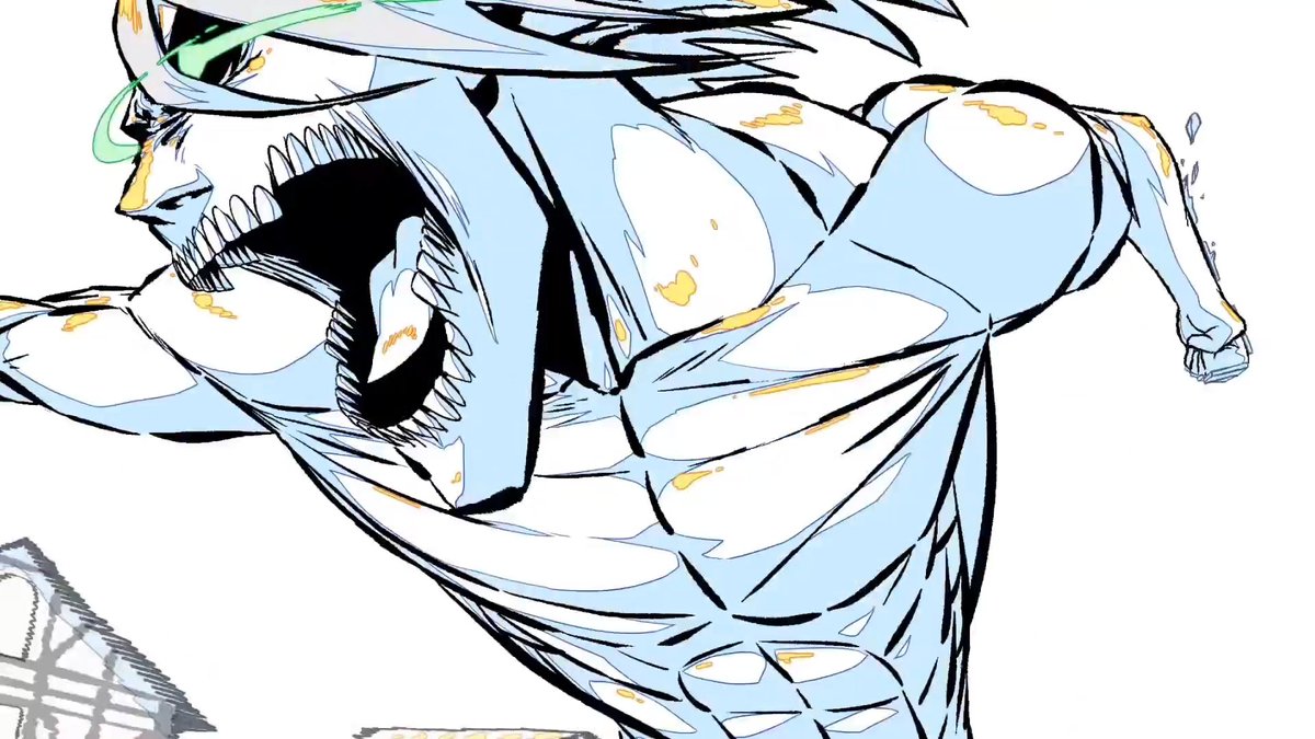 Updated "Attack on Titan" fan animation by french artist Antoine Train.