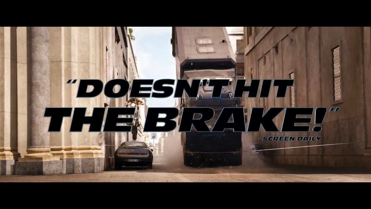 “Doesn’t hit the brake.” Experience #FASTX - now in theaters. Get tix: