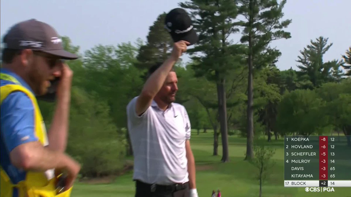 Coolest shot ever. Michael Block, nothing but net.