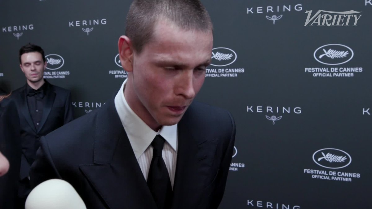 Harris Dickinson says that a girl DM'd him on Instagram and proceeded to have a conversation with herself over the course of two years. | Kering Women in Motion Dinner