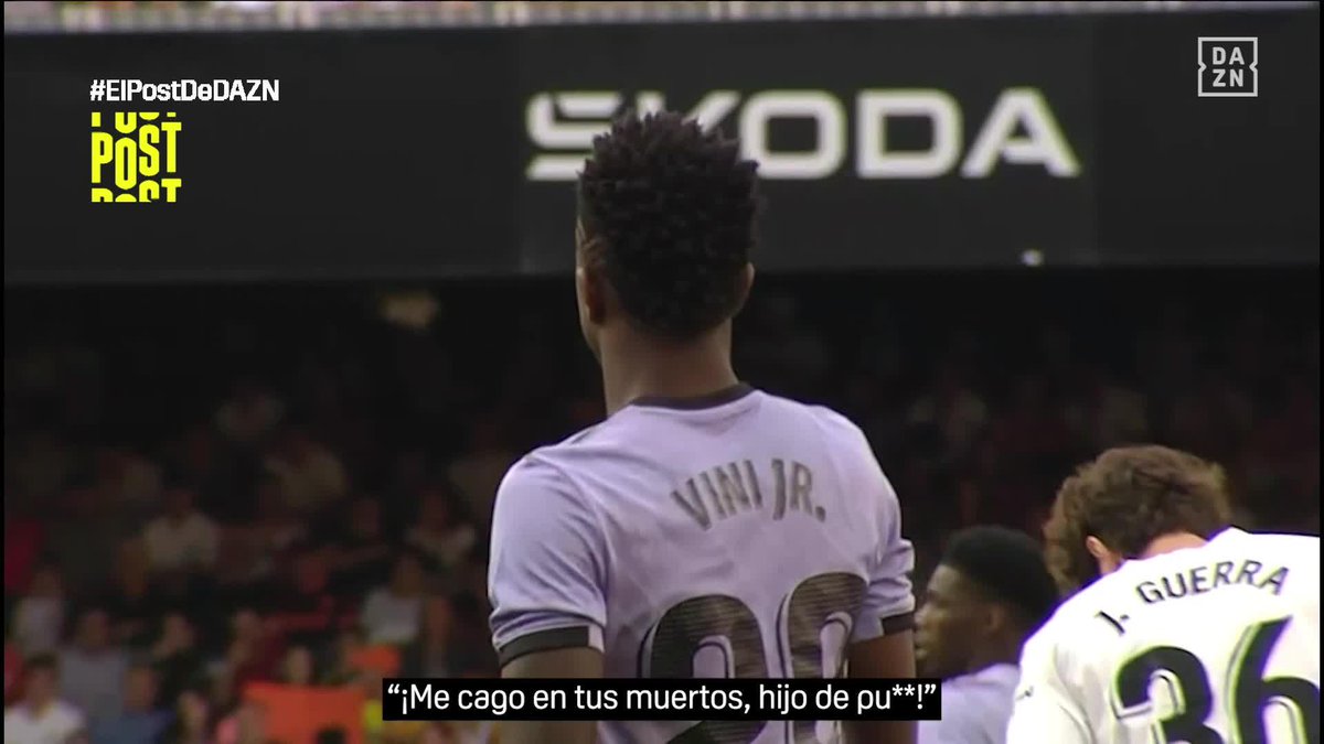 Insultos racistas a Vini Jr. en Mestalla Esto HAY QUE DESTERRARLO del fútbol entre todos ⛔ #ElPostDeDAZN ⚽