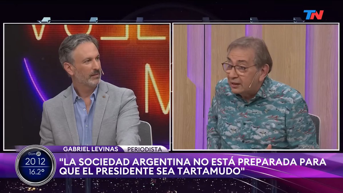 "Levinas": Por sus declaraciones en #SoloUnaVueltaMas
