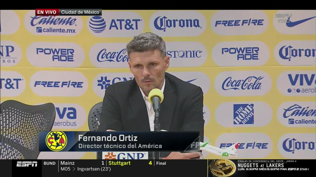 "ES UN CICLO CERRADO CON LA INSTITUCIÓN, GRACIAS POR TODO". Fernando Ortiz da por concluido su ciclo como técnico del América.