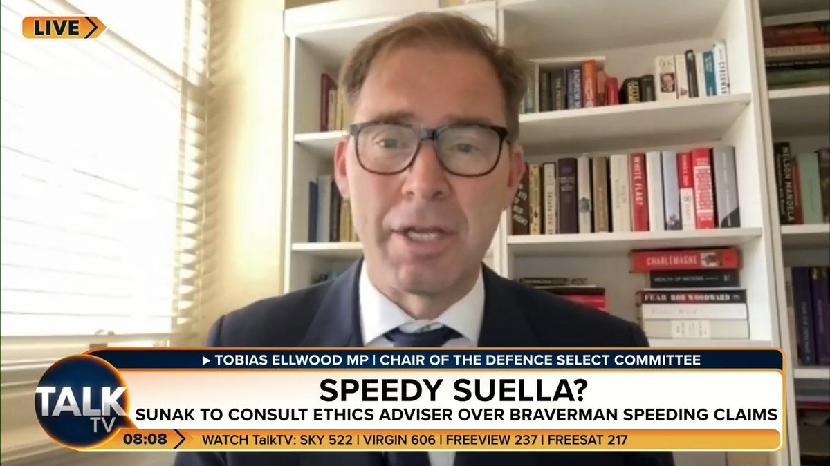 Tory MP Tobias Ellwood says Suella Braverman’s “cover up” of her speeding fine could "write off chances of winning the next general election". “You put your hand up, pay your fine. You don’t try and pull strings and seek favours because of your connections.” Dr David Bull