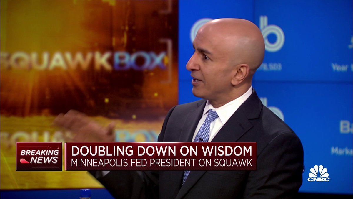 "We have a system today that in 15 years, the government had to step in 3 times to stabilize the financial system," says Minneapolis Fed President Neel Kashkari. "That strikes me as an absurd system if that's the balance that we've drawn."