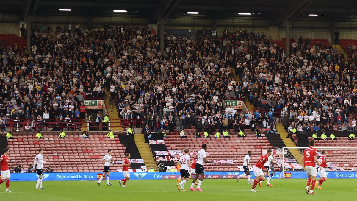 Bolton Wanderers fans loud and proud after defeat away at Barnsley in the play-offs on Friday. Loyalty! 👏 #BWFC