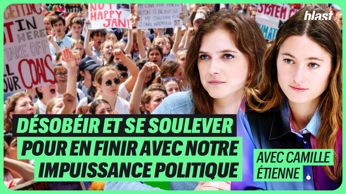 Désobéir et se soulever pour en finir avec notre impuissance politique ➡️ Pour CamilleEtienne, cette impuissance est une illusion qui ne profite qu’aux personnes qui sont au pouvoir. Alors un soulèvement écologique est-il possible ? Par Paloma Moritz.