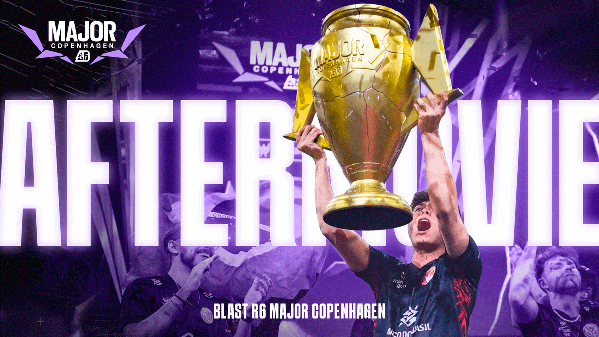 AFTERMOVIE IS OUT‼️ The Copenhagen Major was truly a BLAST 😉 🏆 #BLASTR6Major 🏆