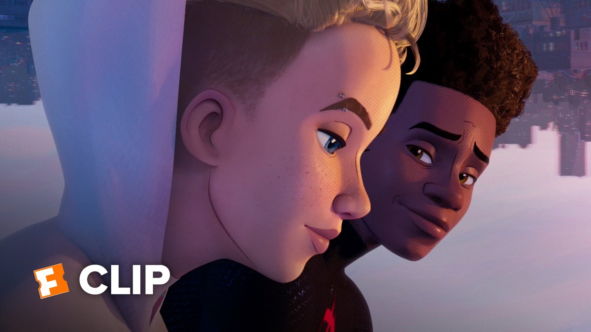 New clip from ‘ACROSS THE SPIDER-VERSE’: “In every other universe, Gwen Stacy falls for Spider-Man… it doesn’t end well.” “Well, there’s a first time for everything, right?” (Source: Fandango)