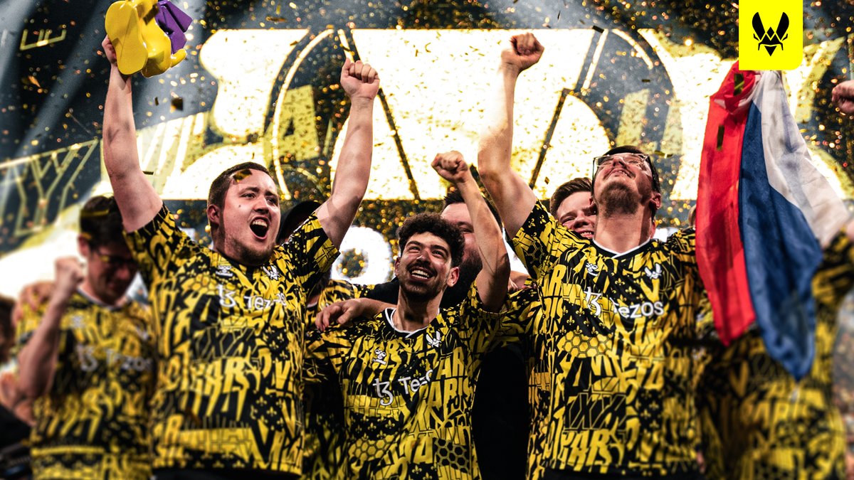We are your Paris Major Champions 🇫🇷🏆 The vlog of the Major that will forever mark the Vitality history presented by @PhilipsGamingEU is available on our YouTube channel. #VforHistory