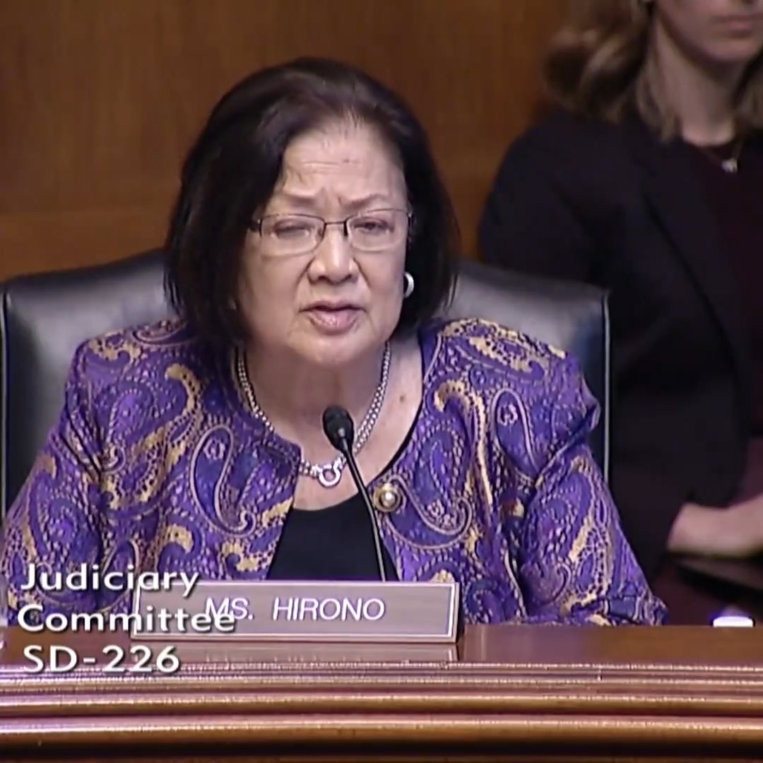 .@MazieHirono gets straight to the point: there’s no reason SCOTUS shouldn’t abide by a code of conduct.