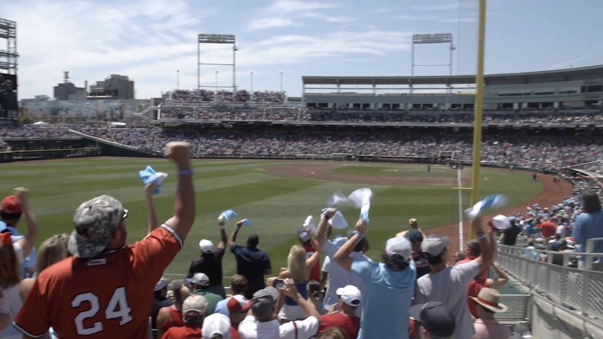 "It felt like a college football environment in a college baseball stadium." Last In Last Out, the story of Ole Miss Baseball's First National Title premieres tonight at 7 PM ET 🏆