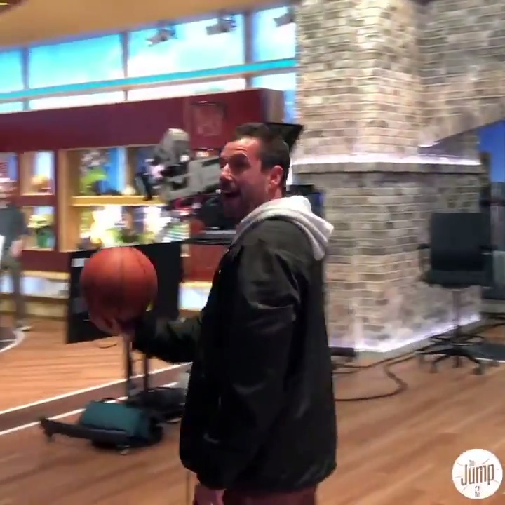 Adam Sandler kind of hoops like Nikola Jokic